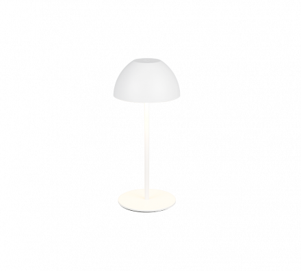 Trio Lighting Επαναφορτιζόμενο Επιτραπέζιο Φωτιστικό LED 2W 3000Κ MUNOZ IP44 Λευκό Ματ