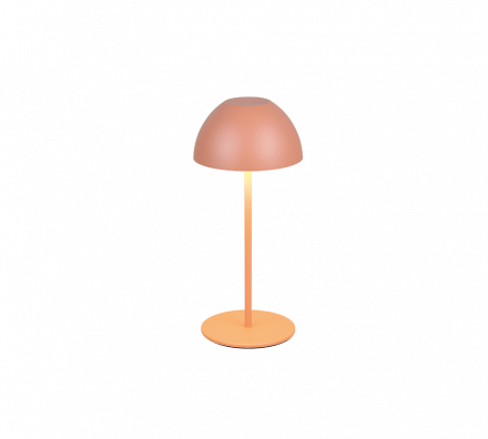 Trio Lighting Επαναφορτιζόμενο Επιτραπέζιο Φωτιστικό LED 2W 3000Κ MUNOZ IP44 Πορτοκαλι