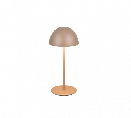 Trio Lighting Επαναφορτιζόμενο Επιτραπέζιο Φωτιστικό LED 2W 3000Κ MUNOZ IP44 Coffee
