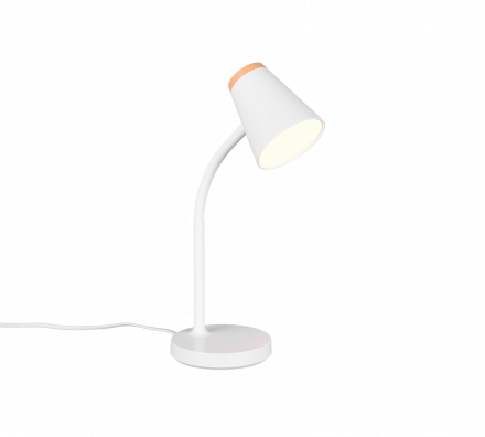 Trio Lighting Φωτιστικό Γραφείου LED 4.5W 3000K PONGO Λευκό Ματ Μέταλλο