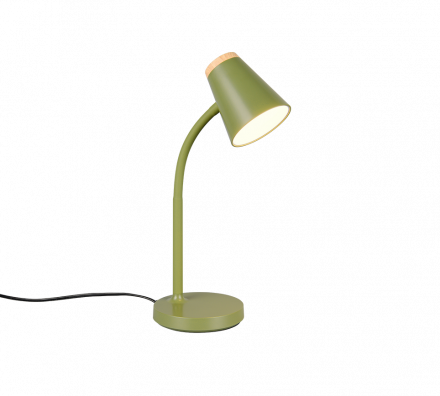 Trio Lighting Φωτιστικό Γραφείου LED 4.5W 3000K PONGO Πράσινο Μέταλλο