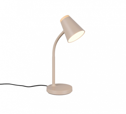 Trio Lighting Φωτιστικό Γραφείου LED 4.5W 3000K PONGO Σκούρο Μπεζ Μέταλλο