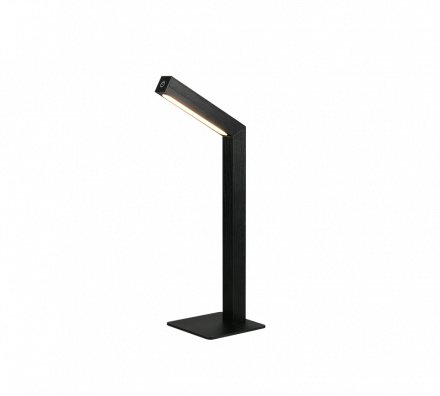 Trio Lighting Επιτραπέζιο Φωτιστικό LED 2W 3000K SKIP Μαύρο Ματ MDF