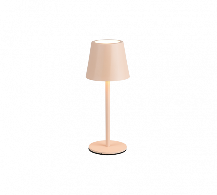 Trio Lighting Επαναφορτιζόμενο Πορτατίφ LED 1.6W DIAZ Sand Μέταλλο IP44