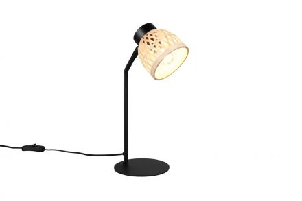 Trio Lighting Επιτραπέζιο Φωτιστικό 1xE14 LAURENT Μαύρο Ματ Μέταλλο