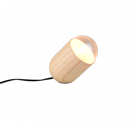 Trio Lighting Επιτραπέζιο Φωτιστικό 1xE27 NARA Ξύλο