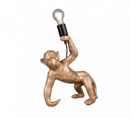 Trio Lighting Επιτραπέζιο Φωτιστικό 1xE27 Χρυσό Μαύρο Polyresin