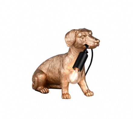 Trio Lighting Επιτραπέζιο Φωτιστικό 1xE14 RUDI Χρυσό Polyresin