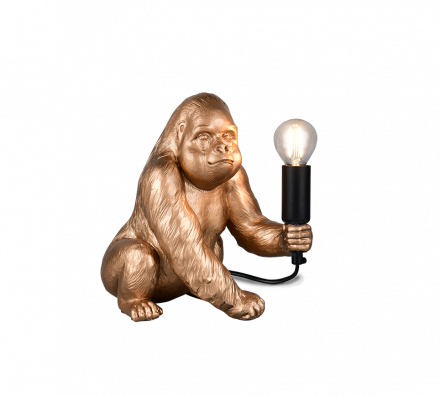 Trio Lighting Επιτραπέζιο Φωτιστικό 1xE14 KONG Χρυσό Polyresin