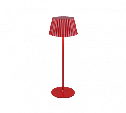 Trio Lighting Επαναφορτιζόμενο Πορτατίφ LED 1,5W 3000K SUAREZ Κόκκινο IP44 Dimmable