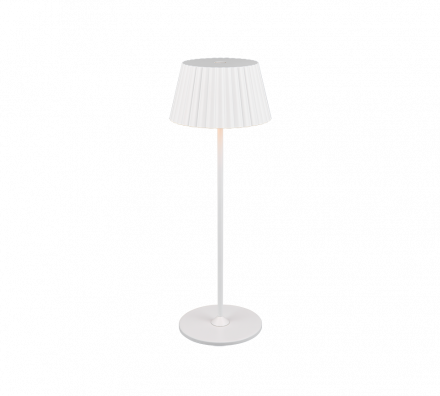 Trio Lighting Επαναφορτιζόμενο Πορτατίφ LED 1,5W 3000K SUAREZ Λευκό Ματ IP44 Dimmable