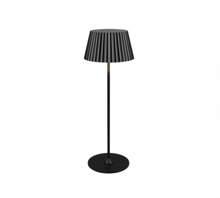 Trio Lighting Επαναφορτιζόμενο Πορτατίφ LED 1,5W 3000K SUAREZ Μαύρο Ματ IP44 Dimmable