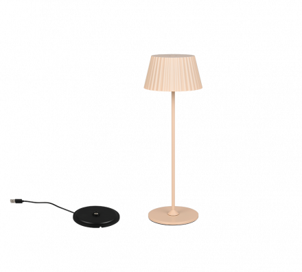 Trio Lighting Επαναφορτιζόμενο Πορτατίφ LED 1,5W 3000K SUAREZ Sand IP44 Dimmable
