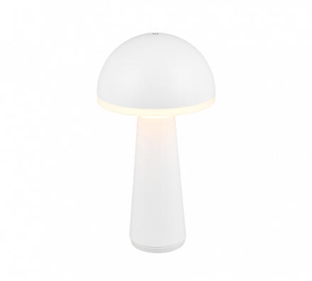 Trio Lighting Επαναφορτιζόμενο Πορτατίφ LED 2W CCT FUNGO Λευκό Ματ IP54 Dimmable