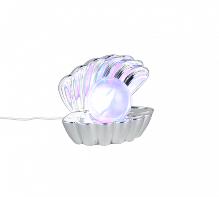 Trio Lighting Διακοσμητικό Φωτιστικό LED 0.8W RGBW SHELLY Chrome Πλαστικό