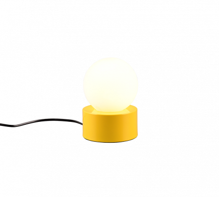 Trio Lighting Επιτραπέζιο Φωτιστικό LED E14 COUNTESS Κίτρινο