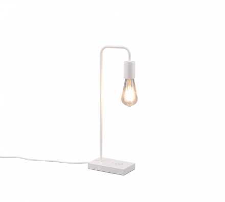 Trio Lighting Φωτιστικό Γραφείου LED 1xE27 MILLA Μεταλλικό Λευκό