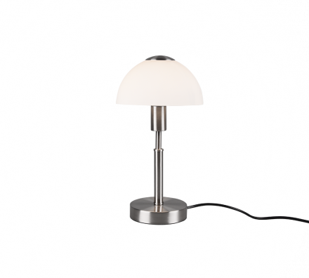 Trio Lighting Πορτατίφ LED 1xE14 DON II Μέταλλο/Γυαλί Nickel Mat