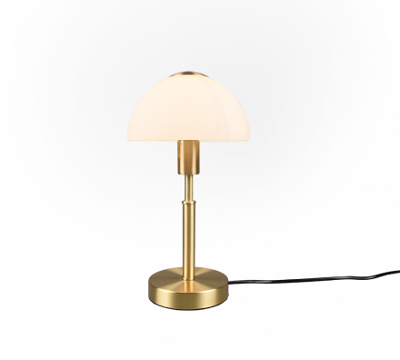 Trio Lighting Πορτατίφ LED 1xE14 DON II Μέταλλο/Γυαλί Brass Mat