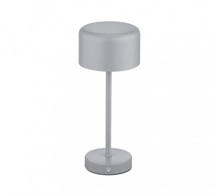 Trio Lighting Επαναφορτιζόμενο Πορτατίφ LED 1.5W USB Μεταλλικό Γκρι