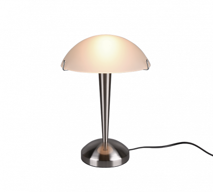 Trio Lighting Πορτατίφ LED 1xE14 PILZ II Μέταλλο/Γυαλί Nickel Mat