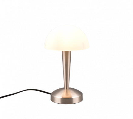 Trio Lighting Πορτατίφ CANARIA LED 4.9W Μέταλλο/Γυαλί Nickel Mat