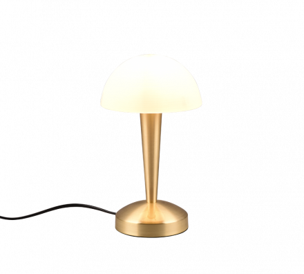 Trio Lighting Πορτατίφ CANARIA LED 4.9W Μέταλλο/Γυαλί Brass Mat