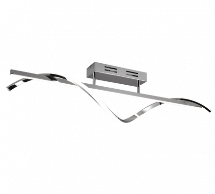 Trio Lighting Φωτιστικό Οροφής ISABEL LED 26W Μέταλλο Chrome