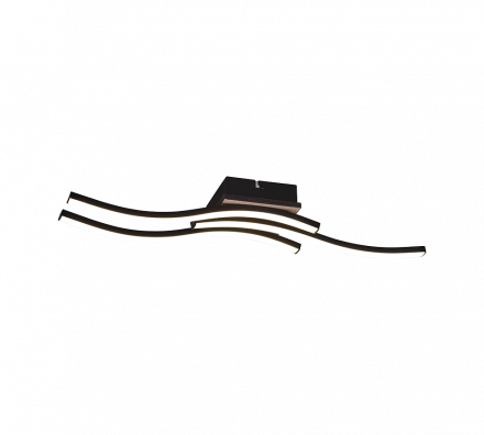 Trio Lighting Φωτιστικό Οροφής ROUTE LED 3x5W MDF Απόχρωση Ξύλου