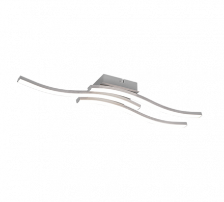 Trio Lighting Φωτιστικό Οροφής ROUTE LED 3x5W Μέταλλο Nickel Mat