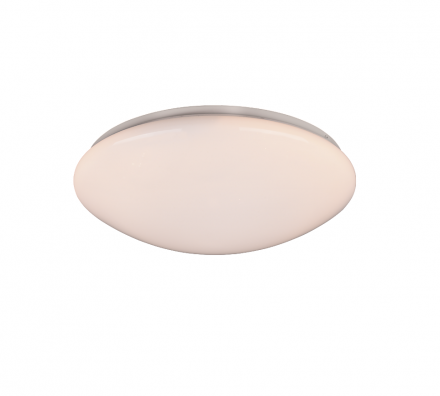 Trio Lighting Πλαφονιέρα Οροφής LED 18W Πλαστική LUKIDA Λευκή Dimmable