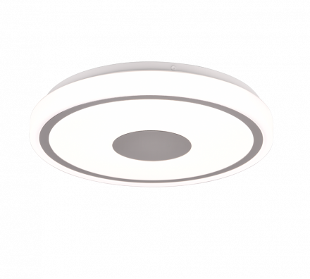 Trio Lighting Φωτιστικό Οροφής BUNDA LED 16W Πλαστικό Chrome