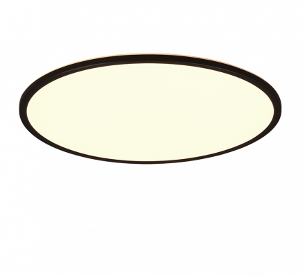 Trio Lighting Φωτιστικό Οροφής SCOTT LED 30W Πλαστικό Μαύρο Ματ
