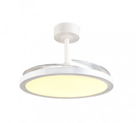 Trio Lighting Ανεμιστήρας Οροφής με Φως LED 33W KASFJORD Λευκό Ματ Μέταλλο