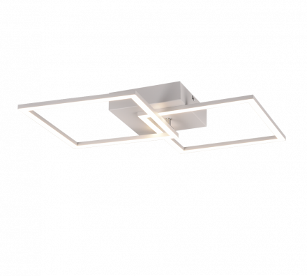 Trio Lighting Φωτιστικό Οροφής TRAIL LED 20W Μέταλλο Λευκό Ματ