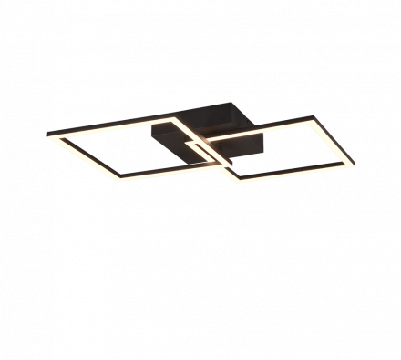 Trio Lighting Φωτιστικό Οροφής TRAIL LED 20W Μέταλλο Μαύρο Ματ