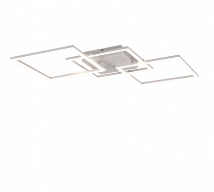 Trio Lighting Φωτιστικό Οροφής TRAIL LED 31W Μέταλλο Λευκό Ματ