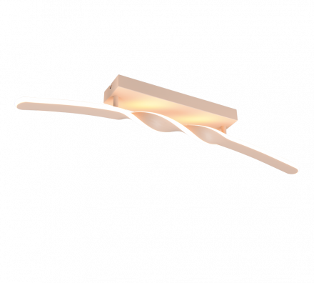 Trio Lighting Πλαφονιέρα LED 18W 4000K GINKO Sand Μέταλλο