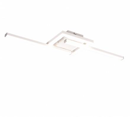 Trio Lighting Πλαφονιέρα LED 17W VIALE Λευκό Ματ
