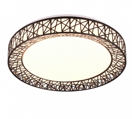 Trio Lighting Πλαφονιέρα LED 40W CLUSTER Μαύρο