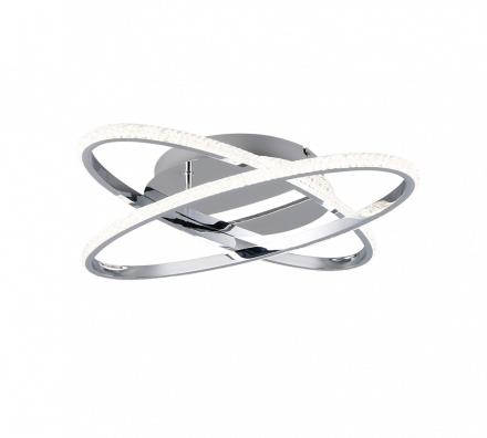 Trio Lighting Πλαφονιέρα LED 27W LANE Χρώμιο