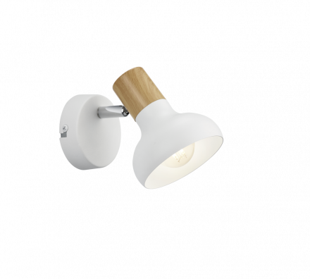Trio Lighting Επίτοιχο Σποτ LATIKA LED 1xE14 Μεταλλικό Λευκό Ματ