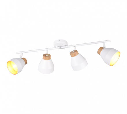 Trio Lighting Spot 4xE14 VALENTIN Λευκό Ματ Μέταλλο