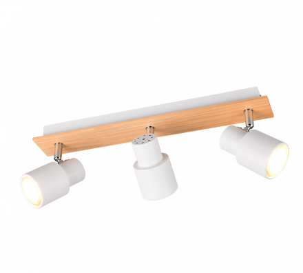 Trio Lighting Spot 3xGU10 PIERRE Λευκό Ματ Μέταλλο