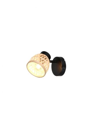 Trio Lighting Spot 1xE14 LAURENT Μαύρο Ματ Μέταλλο