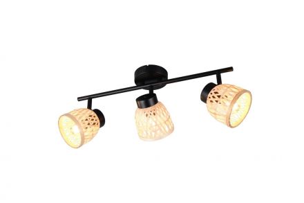 Trio Lighting Spot 3xE14 LAURENT Μαύρο Ματ Μέταλλο