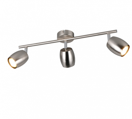 Trio Lighting Τριπλό Spot 3xGU10 NANCY Nickel Mat Μέταλλο