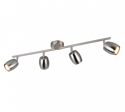 Trio Lighting Τετραπλό Spot 4xGU10 NANCY Nickel Mat Μέταλλο