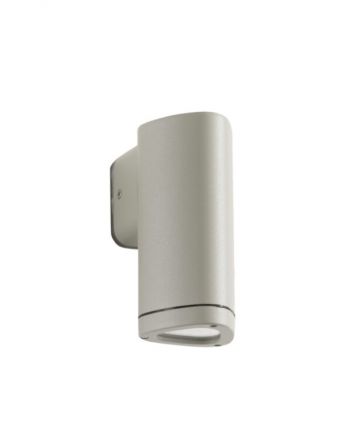 Απλίκα Εξωτερικού Χώρου LED 1xGU10 Rav Ασημί IP54