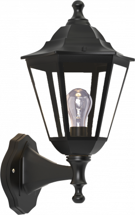 InLight Redfish 1xE27 Outdoor Wall Lamp Black D:36cmx23.5cm (80202614)